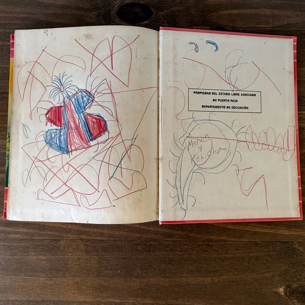 Vintage 1991 Tesoros y Leyendas Libro 4 Spanish Textbook Serie Laidlaw Hardcover